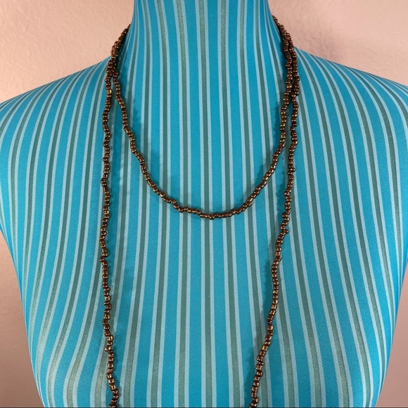 Bronze and black layered necklaces - Picture 16 of 16